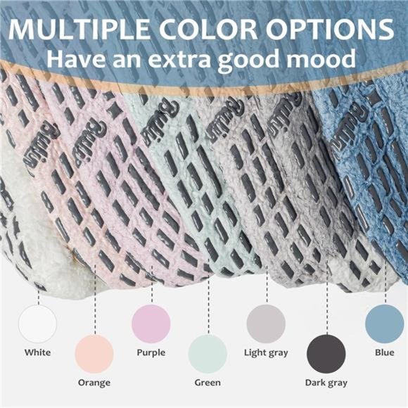 Fuzzy Socks with Grips for Women,Warm Sleep Cozy socks SoftFluffy Hospital Socks - Picture 4 of 7